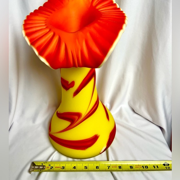 BAIJIAN Hand Blown Rare Vintage multi-colored Glass Vase by Essie Zareh